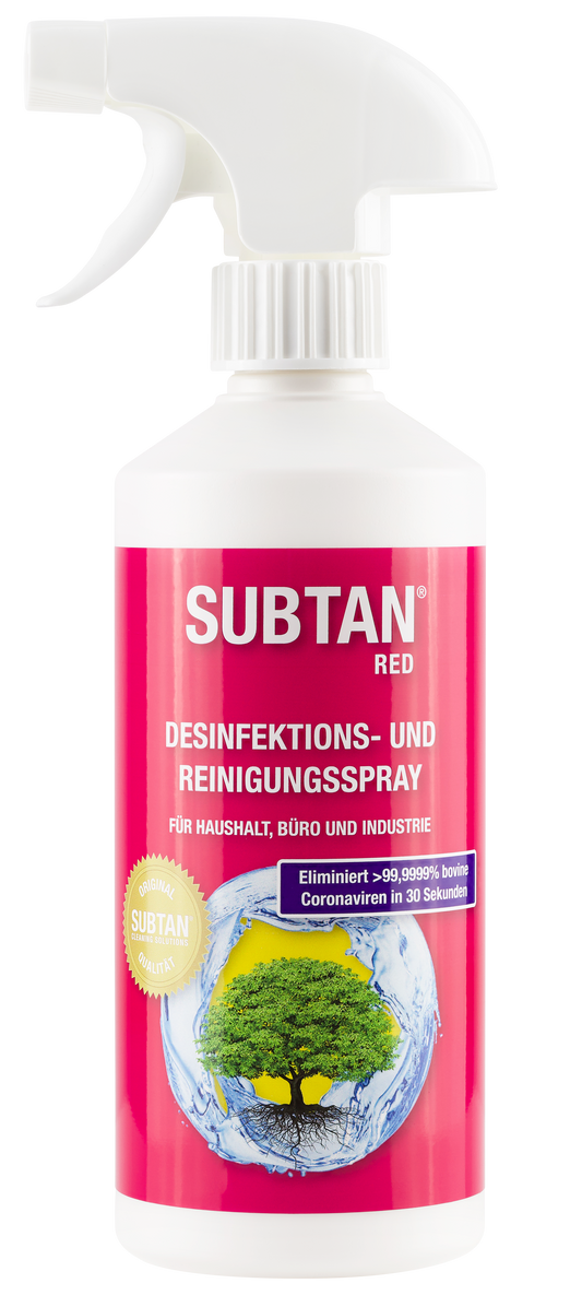 SUBTAN® Red Desinfektions und Reinigungsspray 500 ml