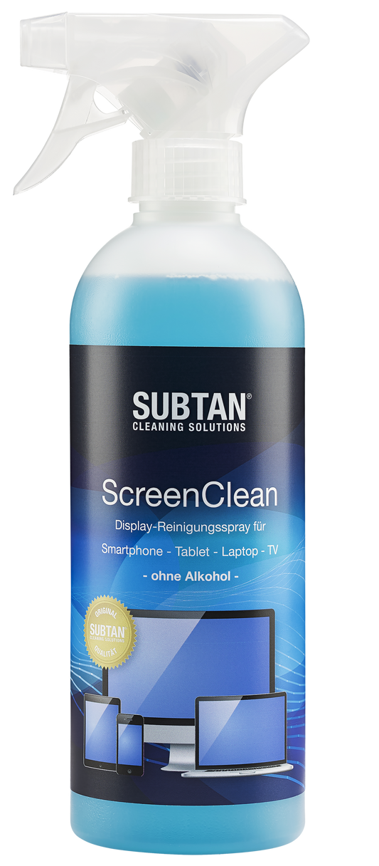 SUBTAN® ScreenClean Display Reinigungsspray 500 ml